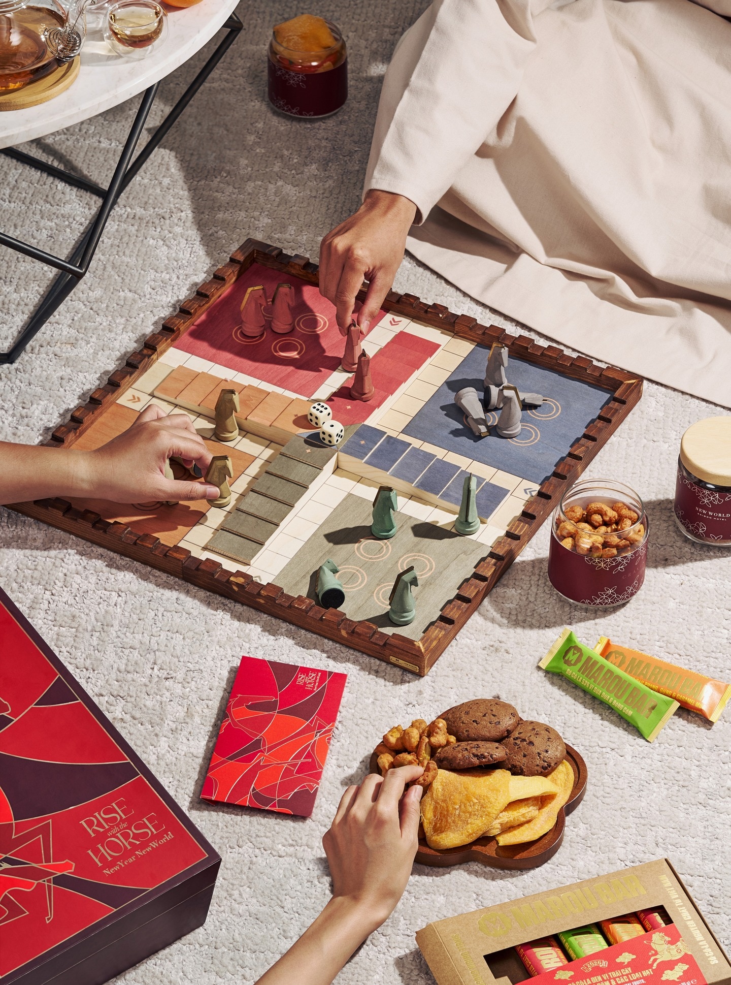 ๐๐ก๐๐ซ๐ ๐๐ฎ๐ฅ๐ญ๐ฎ๐ซ๐ ๐๐ง๐ ๐๐ซ๐๐๐ญ๐ข๐ฏ๐ข๐ญ๐ฒ ๐๐จ๐ง๐ฏ๐๐ซ๐ ๐
This Lunar New Year, New World Saigon is honoured to collaborate with @maztermindvnโan artistic brand that celebrates craftsmanship, cultural depth, and emotionally rich connections.
This shared spirit is expressed through the ๐๐ซ๐จ๐ฃ๐๐ง ๐๐จ๐ซ๐ฌ๐ ๐๐๐๐ - ๐๐ฎ๐๐จ, a finely crafted board game that emerges as a graceful cultural touchpoint. Here, intellect, skill, and a spirit of sharing come together, opening up meaningful moments of togetherness within the warmth of the Lunar New Year season.
Beyond the framework of a game, ๐๐ซ๐จ๐ฃ๐๐ง ๐๐จ๐ซ๐ฌ๐ ๐๐๐๐ - ๐๐ฎ๐๐จ becomes a catalyst for connectionโwhere each tea table and every corner of the home may spark its own stories of reunion, while carrying wishes of success and smooth journeys ahead for the new year.
New World Saigon is delighted to welcome the Year of the Horse alongside @maztermindvnโwhere heritage, creativity, and timeless beauty move forward in harmony.
#NewWorldHotels #NewWorldSaigon #NewYearNewWorld #RisewiththeHorse