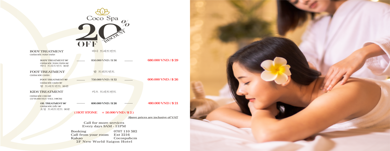 Coco Spa promotion